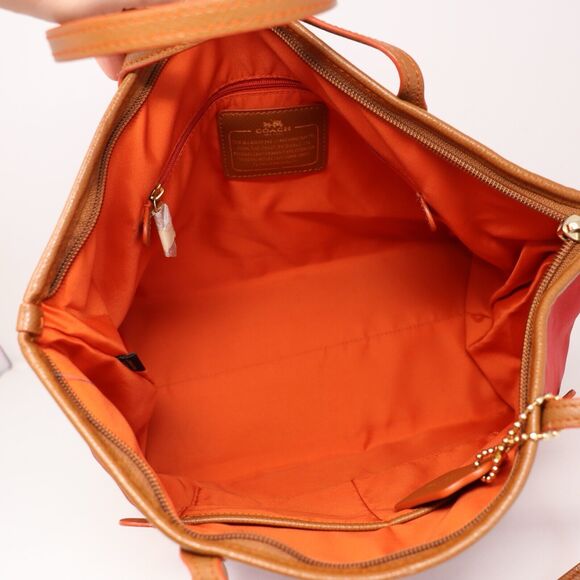 Coach Sawyer Tote F37237 - Classic Red Shoulder Bag - Picture 7 of 9